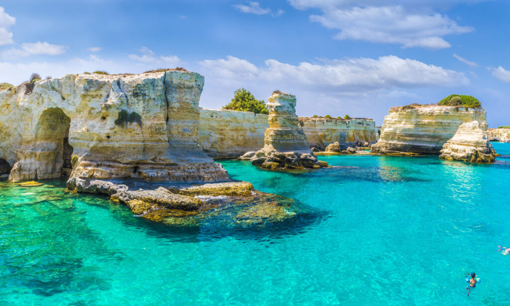 Torre Sant Andrea in the Salento in the South of Italy