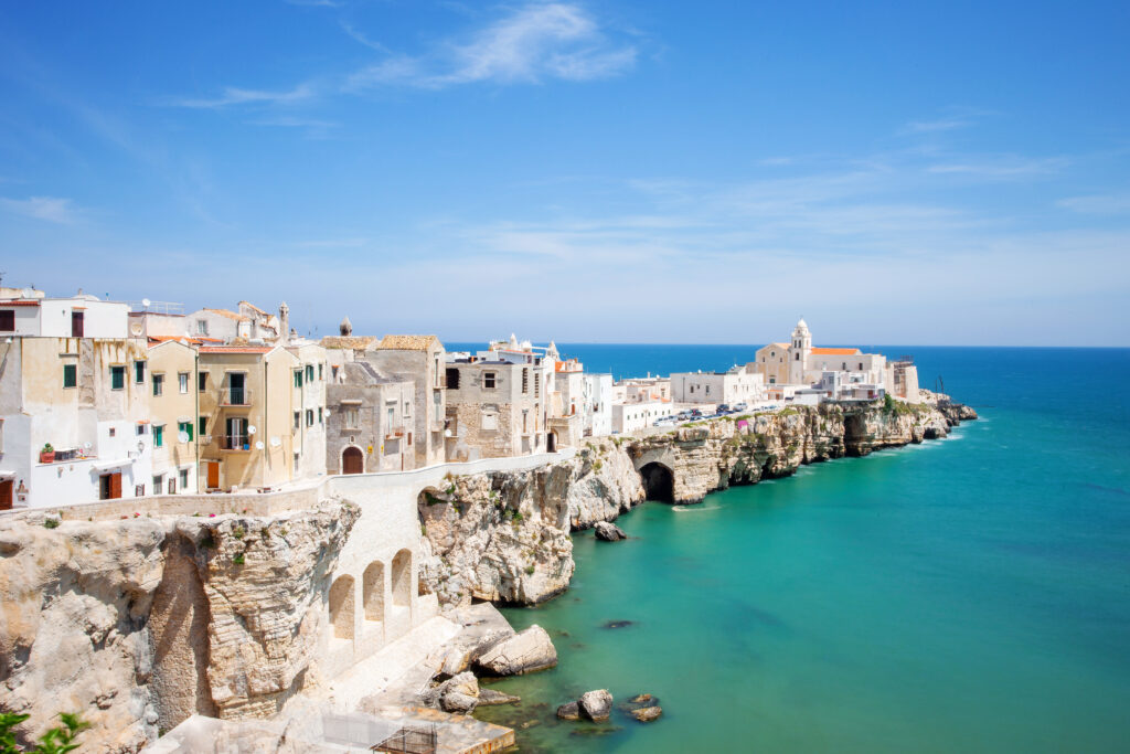 Vieste in Gargano in the North of Apulia