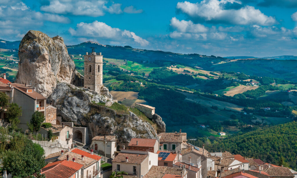 Pietracupa picturesque village located in the central region of Italy