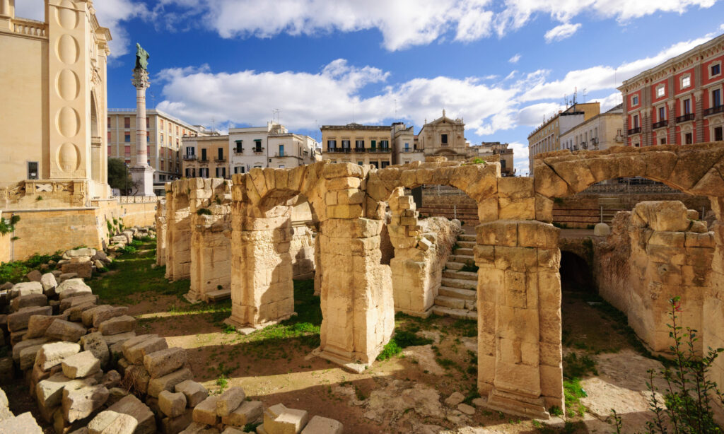 The Roman Theater in Lecce, called the _Florence of the South