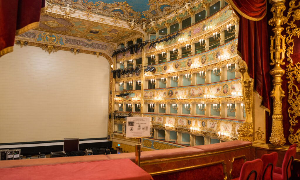 The famous Theater Fenice in Venice