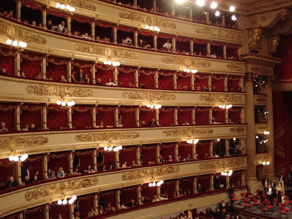 Opernhaus La Scala in Italien.