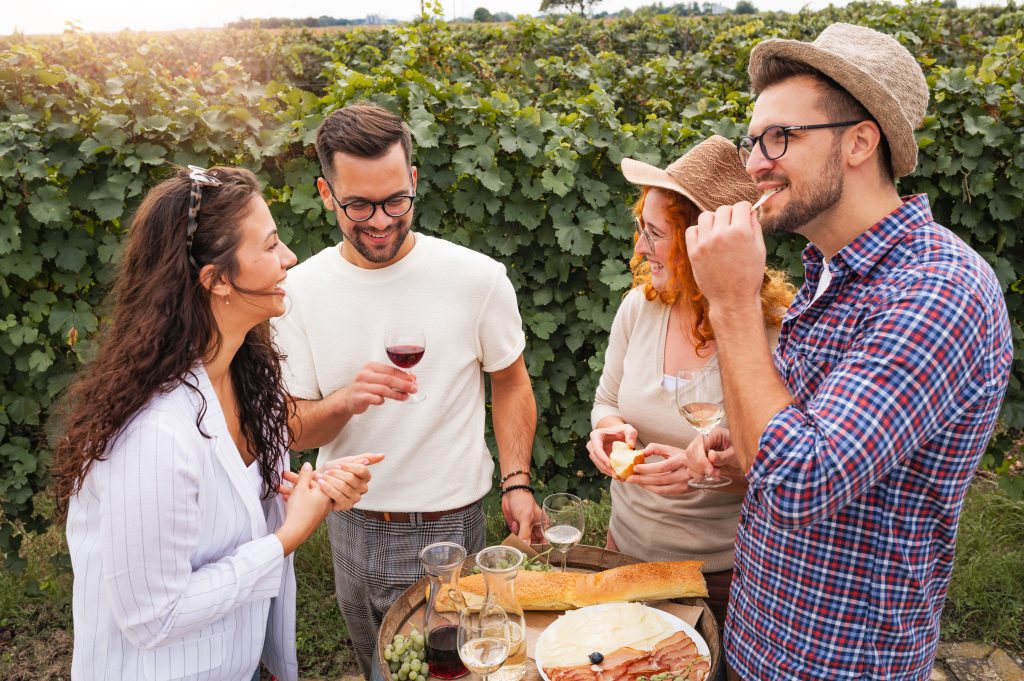 Wine tasting session winery in Italy