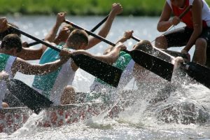Drachenboot Rennen, Gruppenaktivität.