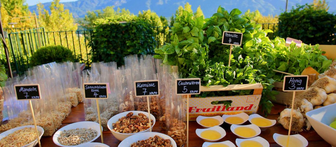 The ingredients for the Italian Pesto Cooking Challenge